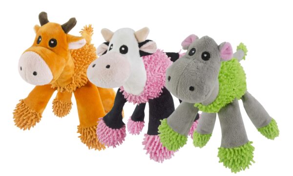 Fuzzle Giraffe with 5 squeakers - Afbeelding 2