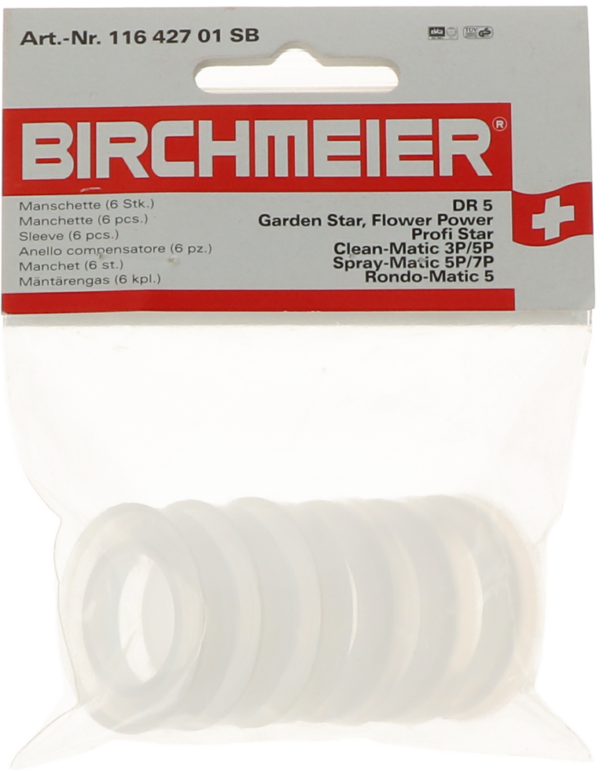 Birchmeier Piston rings (per 6 pieces)