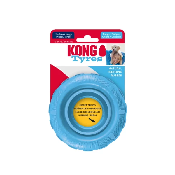 Kong Puppy Traxx M/L 11,4 cm x 3,8 cm Blue or Rose