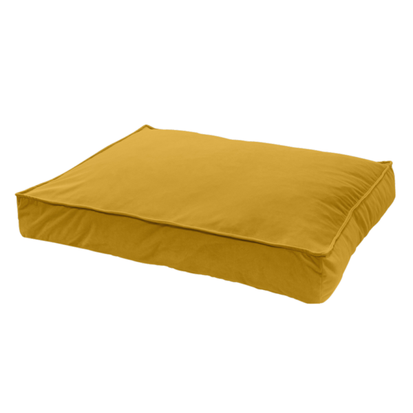 Madison Velours Lounge Cushion Yellow L