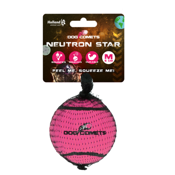 Dog comets Neutron Star Pink 1pc with Squeaker (tenis ball)