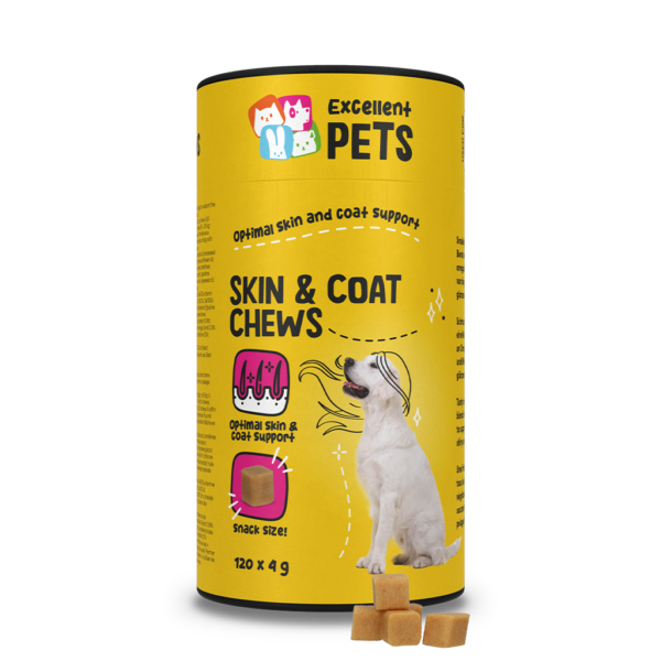 Excellent Pets Skin and Coat Chews 120 Treats