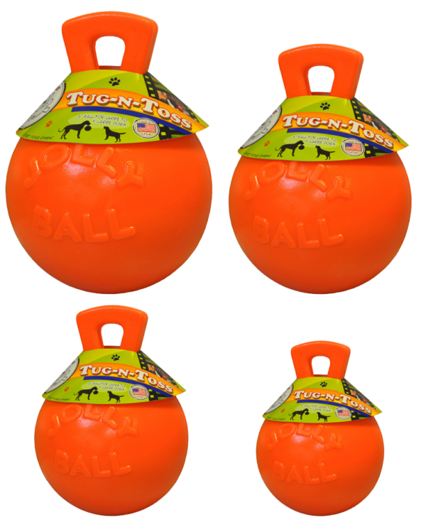 Jolly Tug-n-Toss 15 cm Orange (Vanilla Smell)