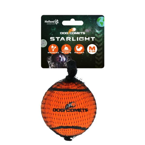 Dog comets Starlight Orange 1pc