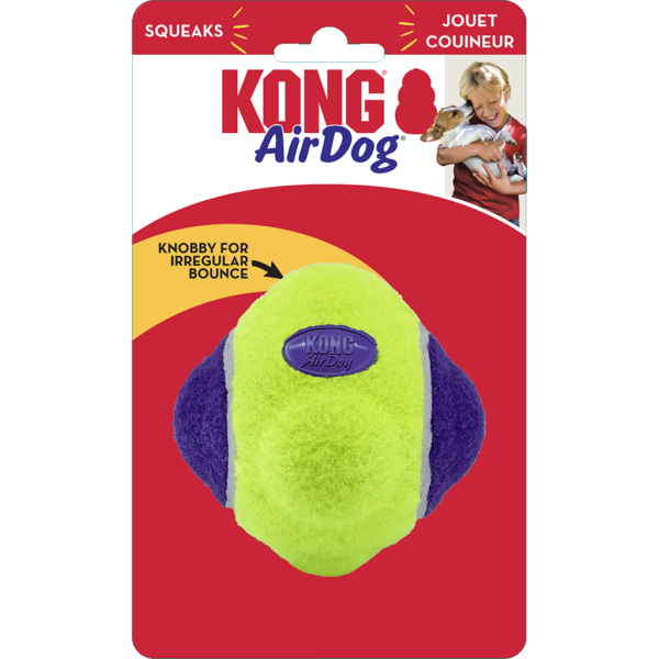 KONG AirDog Squeaker Knobby Ball Md/Lg