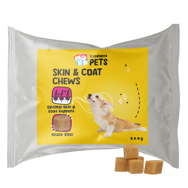 Excellent Pets Skin and Coat Chews 5 Treats