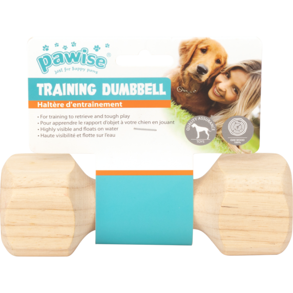 Pawise  Wooden retrieving dumbbell s-17