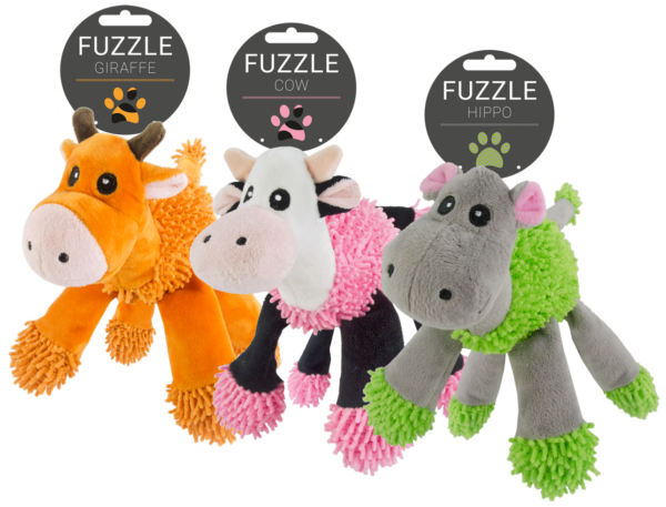 Fuzzle Giraffe with 5 squeakers - Imagen 2