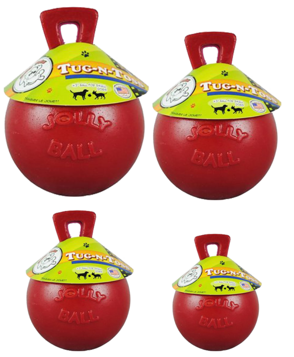 Jolly Tug-n-Toss 10 cm Red