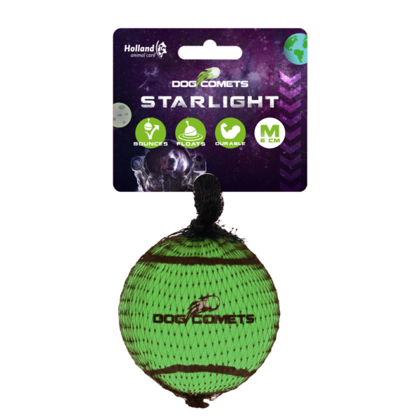 Dog comets Starlight Green 1pc