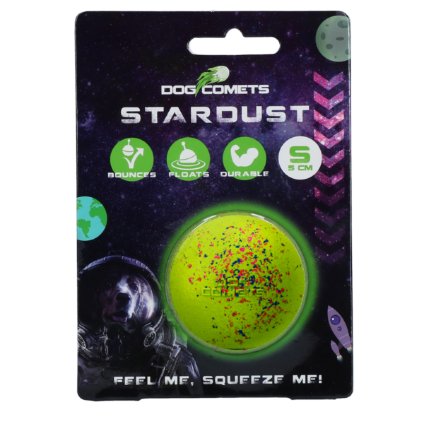 Dog Comets Ball Stardust Green S