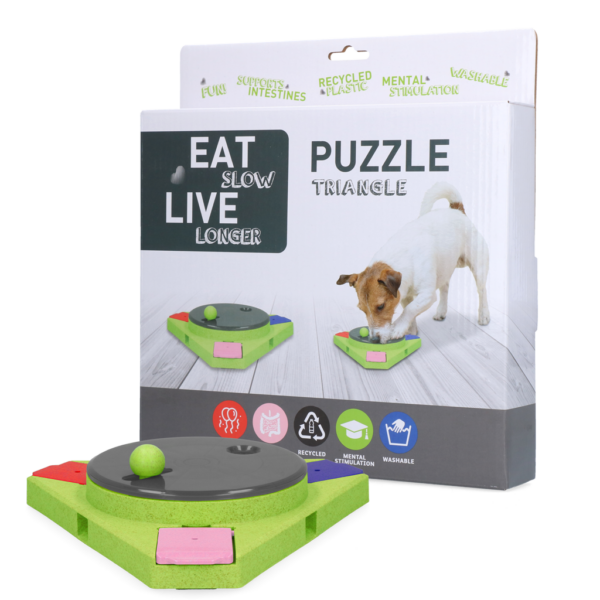 Eat Slow Live Longer Puzzle Triangle