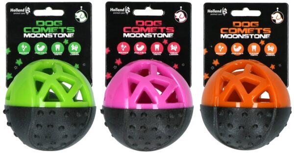 Dog Comets Moonstone Treat ball round green