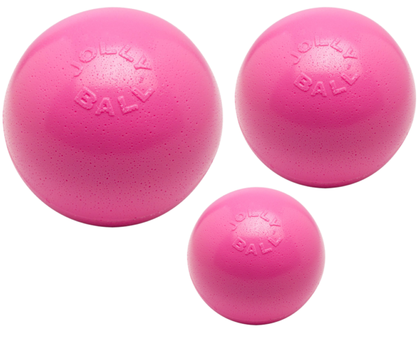 Jolly Ball Bounce-n Play 11cm Pink (Bubble Gum Smell)