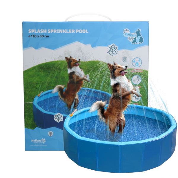 Coolpets Splash Sprinkler Pool 120cm, 30cm