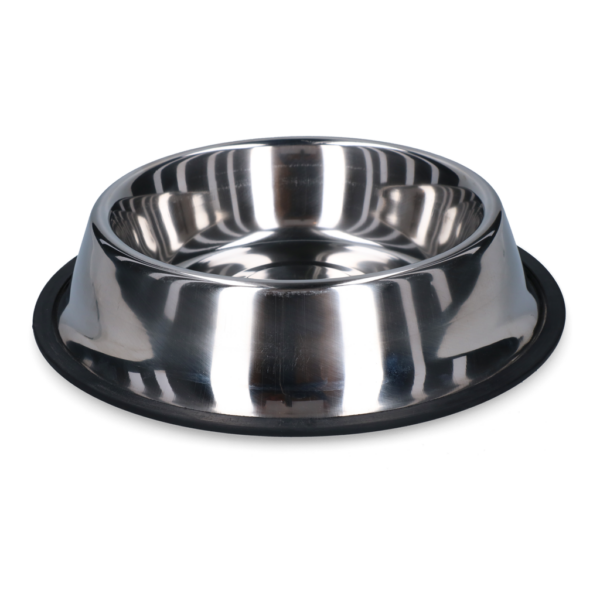 Food or drinking bowl stainless steel with non-slip 700ml Ø