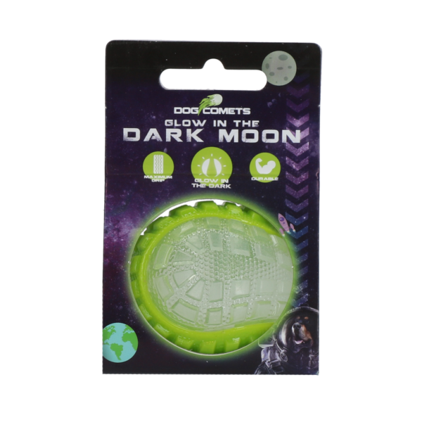 Dog Comets Glow in the Dark Moon Green S