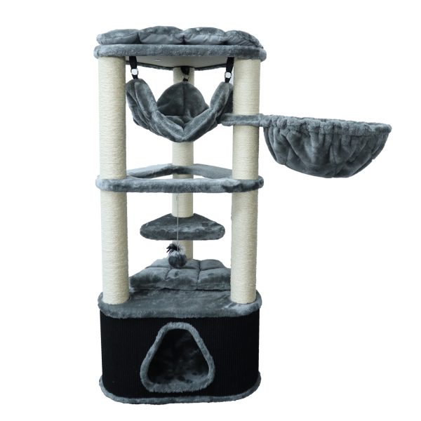 "Triangle Scratch Tower" Cat Tree - Image 2